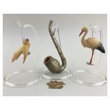 Antique Dresden Christmas Tree Ornaments.