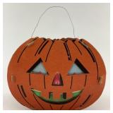 1940s Cardboard Halloween Jack-O-Lantern.