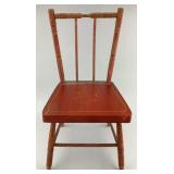 Early Folk Art Painted Childï¿½s Chair.