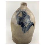 19th C Cowden Wilcox Blue Decorated Stoneware.