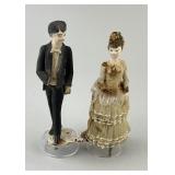 Early Bride & Groom Composition Cake Toppers.