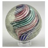 Early German Ribbon Core Shooter Marble.