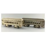 Antique Cast Iron Pennsylvania R.R.CO. Train Cars.