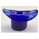 Early Stiegel Type Cobalt Glass Top Hat.