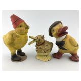Early German Papier Mache Candy Containers.