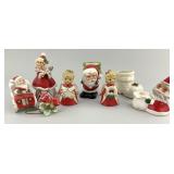 Vintage Ceramic Christmas Figurines.