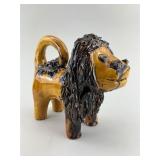 Lester Breininger Redware Pottery Lion.