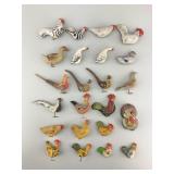 Early German Composition Putz Birds.