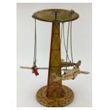 Early 1900s Tin Litho Reeves Mfg Air E Go Round.