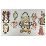 German Victorian Wire Christmas Ornaments.