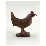 Early PA Folk Art Hand Carved Rooster.