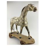 Antique German Stick Leg Horse Pull Toy.