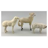 Early German Composition Stick Leg Sheep.