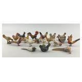 Early German Composite Peafowl, Roosters & Hens.