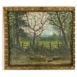 Victor Shearer Landscape Painting Dated 1947.