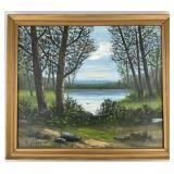Victor Shearer Landscape Painting Dated 1948.