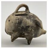 Antique Stoneware Piggy Bank.
