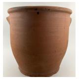 Oversized 19th C PA  Redware Crock.