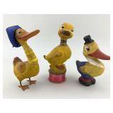 Early Papier Mache Easter Duck Candy Containers.