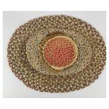 Early Braided Table Mats, Coasters.