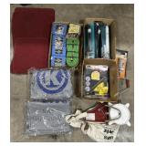 Seeder, Laser Level, Shocks, Toolbox Covers.