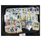 Tray Of Various Topps Baseball Cards.