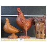 3 Chinese Weaved Animal Figures.