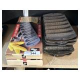 8 Cast Iron Cornbread Pans.