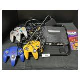N64 Nintendo 64 Console w/ 3 Controllers.