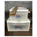 ADV Meter & Yard Sticks, Clear Storage Drawers.