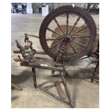 Antique Spinning Wheel.