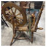 Antique Spinning Wheel.