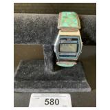 Timex Watch W/ Turquoise Accents.