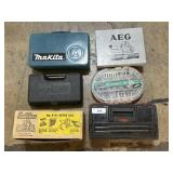 Various Tools, Drills, Ratchet, Bit Set, Hardware.