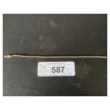 14KT Gold Rope Bracelet.