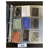 8 Various Vintage AXE Advertising Labels.