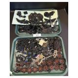 Vintage Hand Beaded Necklaces & Patches.