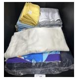 2 Trays Of Various Pattern Fabric.