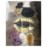 Taxidermy Pelts, Hats, Fur Boots.