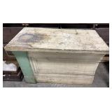 Distressed Antique Counter.