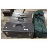 Steel Tool Boxes, Hand Tools, Camping Tent.