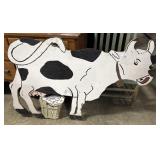 Wooden Moo Cow Cutout.