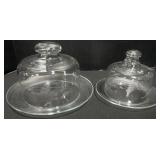 2 Princess House Glass Pieces.