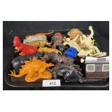 Vintage Toy Dinosaurs.