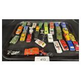Various Toy Cars.