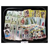 Tray Of Vintage Football Cards, Fleer, Topps.