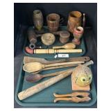 Woodenware, Tobacco Pipe, Coconut Bank.