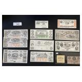 Fractional & Civil War Era Bank Note Facsimiles.