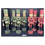 7 Primitive Wooden Nutcrackers.