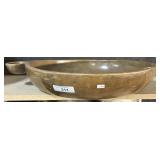 Large Primitive Carved Bowl.